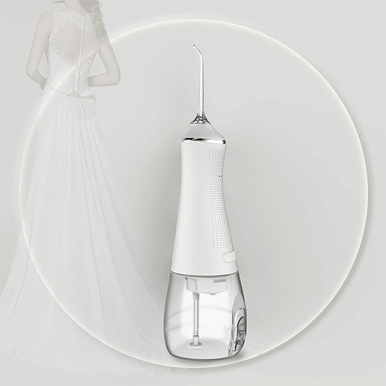 HydroPearl water flosser lifestyle, getting ready